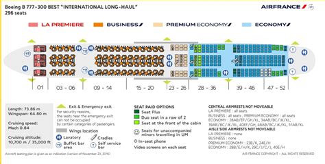 Air France Seat Maps and Seating Charts .